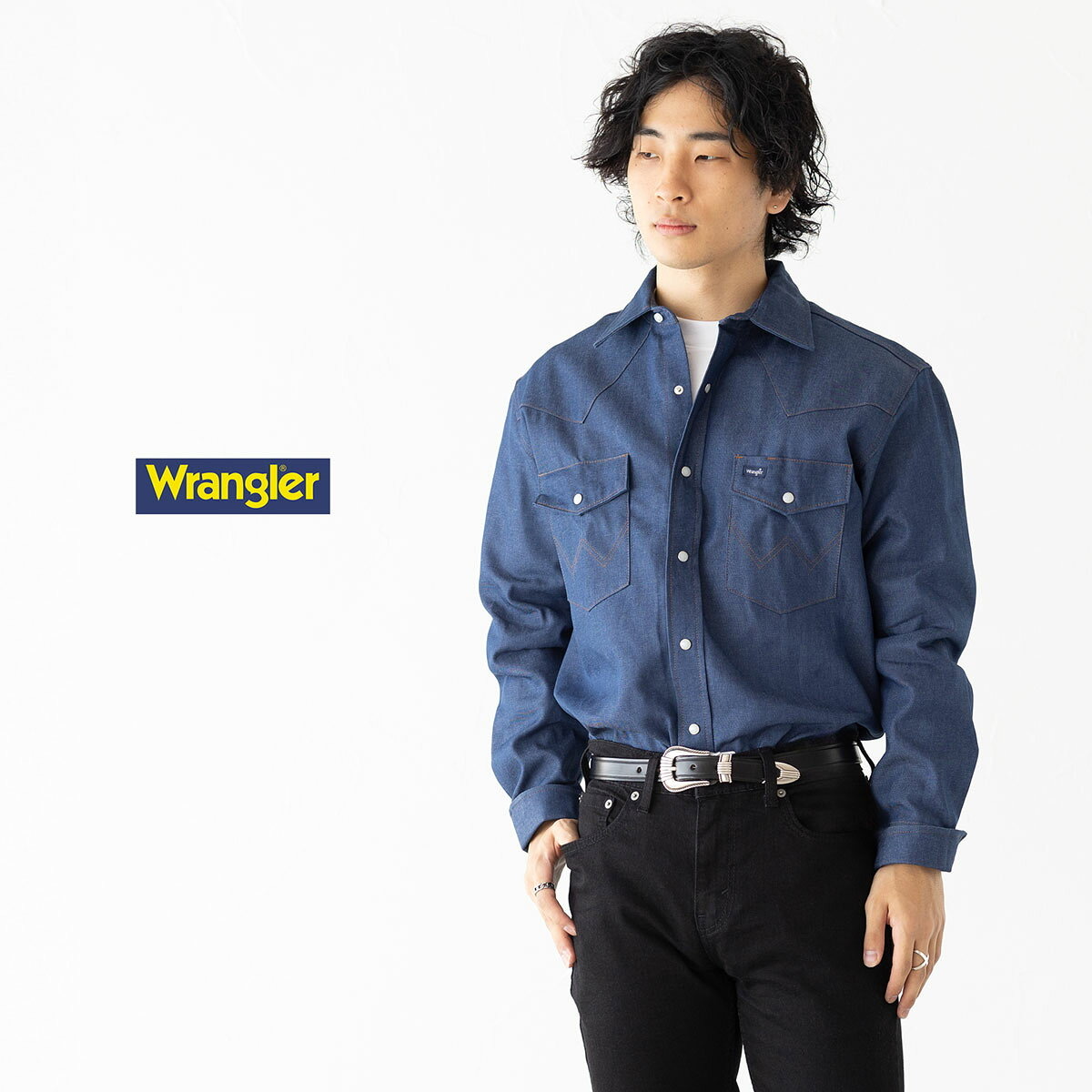 Wrangler(ラングラー) ウエスタンワークシャツ 70127MW クラシックフィット