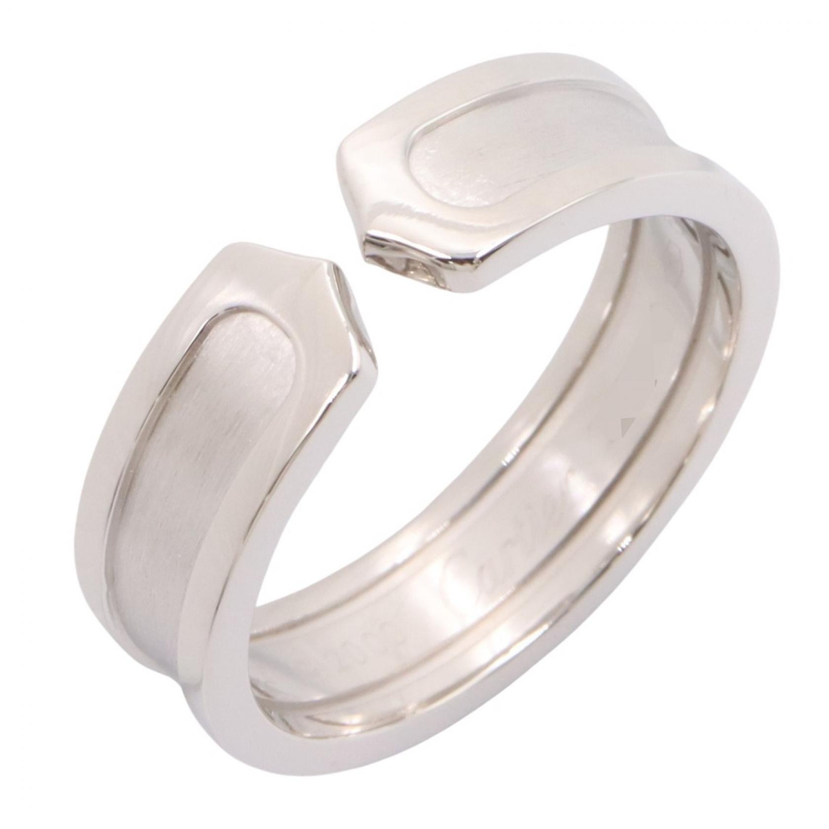CARTIER(カルティエ) C2リング リング・指輪 K18WG(ホワイトゴールド) メンズ・レディース 【中古】