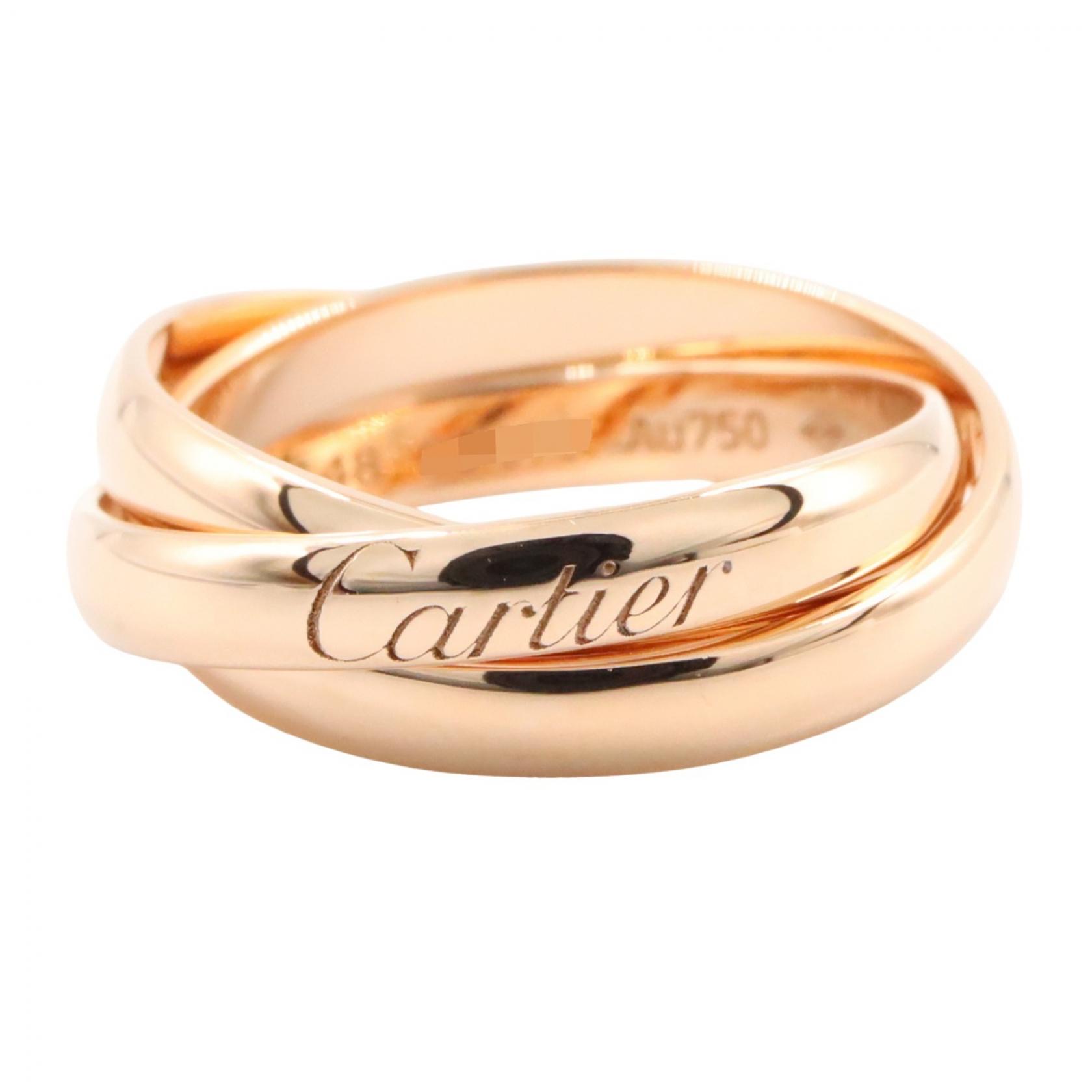 CARTIER(カルティエ) トリニティリング リング・指輪 K18PG(ピンクゴールド) 【中古】