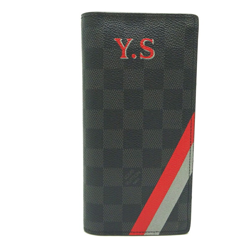 LOUIS VUITTON(ルイ・ヴィトン) ポルトフォイユ・ブラザ ダミエグラフィット 二つ折り財布 N62665(旧型)【中古】