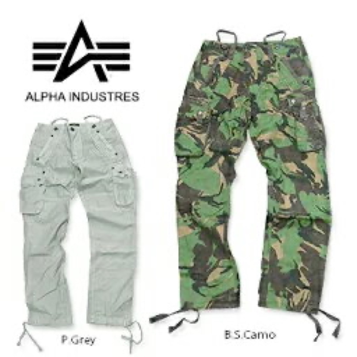 ALPHA INDUSTRIES(アルファ インダストリーズ) TRACKER PANT @ 2color [MPT43900C1] サバゲー装備　サバゲー服装 メンズ カーゴ カーゴパンツ ソリッド カモフラージュ 迷彩柄 フルレングス 【\7,590】 【RCP】