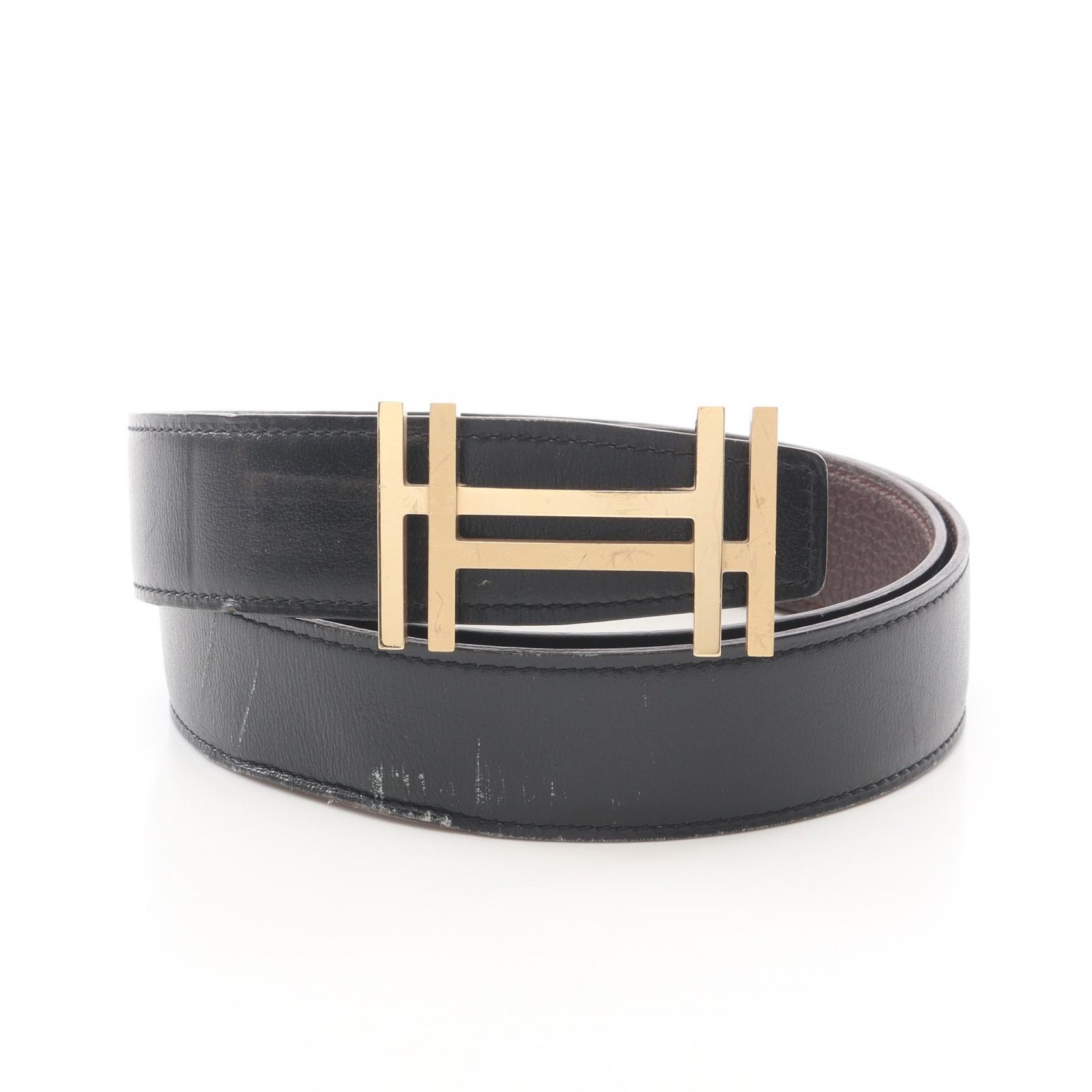 HERMES(エルメス) H オ カレ リバーシブルベルト D刻印