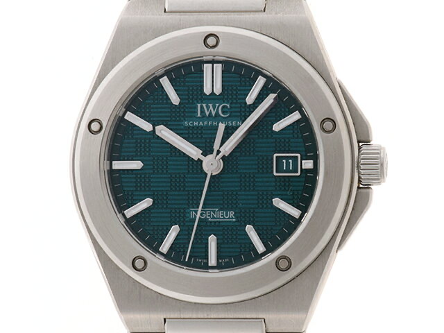 IWC インターナショナルウォッチカンパニー ウォッチ インヂュニア・オートマティック40 時計 IW328903 腕時計 ステンレススチール アクア 自動巻き メンズ【中古】200