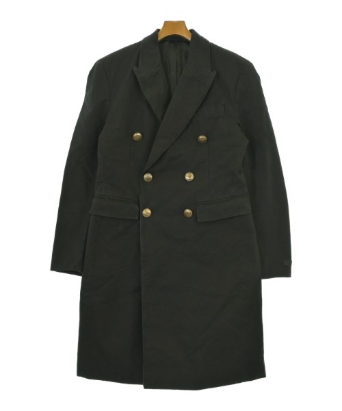 PRADA プラダチェスターコート メンズ 48(L位) 黒【中古】【古着】