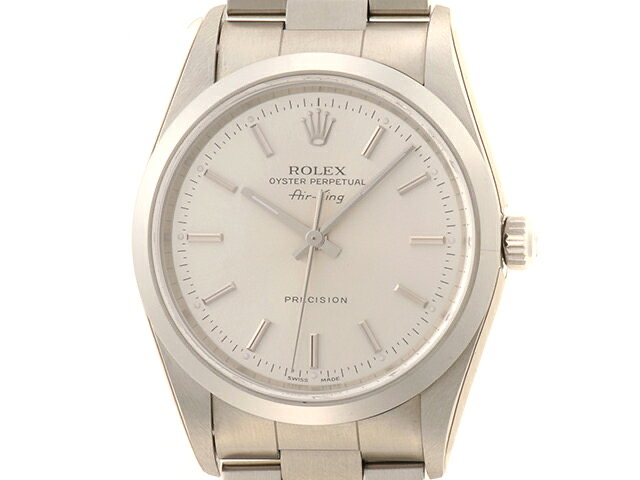 ROLEX ロレックス エアキング 14000 腕時計 ステンレス シルバー 自動巻き シルバー文字盤 メンズ【中古】473