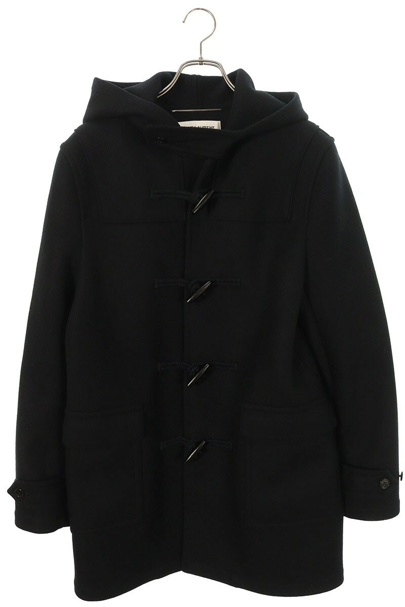 SAINT LAURENT PARIS(サンローランパリ) フーデッド ウールダッフルコート 649133 Y080W