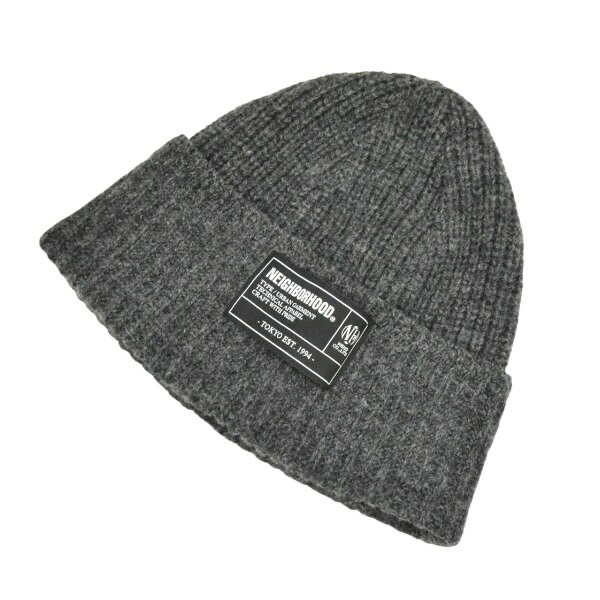 NEIGHBORHOOD(ネイバーフッド) 2025AW JP BEANIE ニット帽 ビーニー グレー【中古】