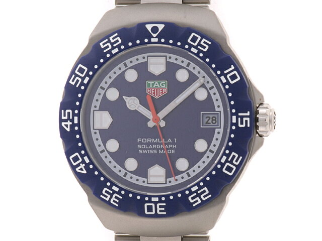 TAG HEUER タグホイヤー フォーミュラ1 WBY1112.BA0042 腕時計 ステンレススチール ブルー クオーツ ブルー文字盤 メンズ 保証書・箱あり【中古】205