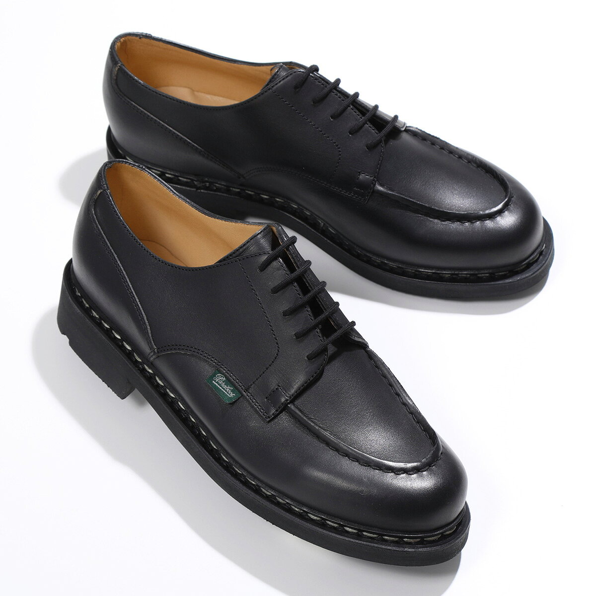 Paraboot パラブーツ レザーシューズ 710709 CHAMBORD シャンボード メンズ Uチップ ノルヴェイジャン製法 TEX SOLE 靴 NOIR【dc_kikaku】